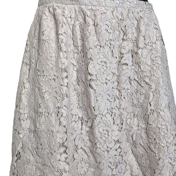 Jenny yoo skirt collection 8 lace eyelet midi skirt coquette delicate dainty - Picture 2 of 6